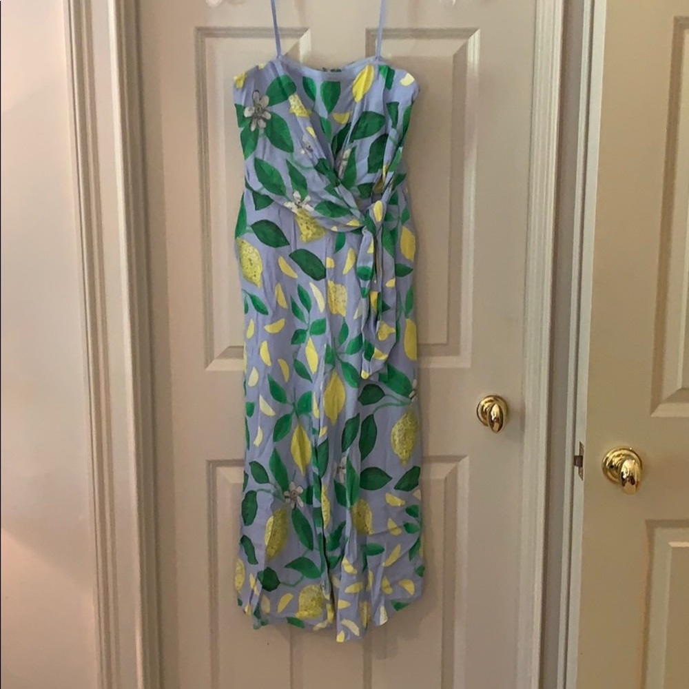 Anthropologie Strapless Jump Suit